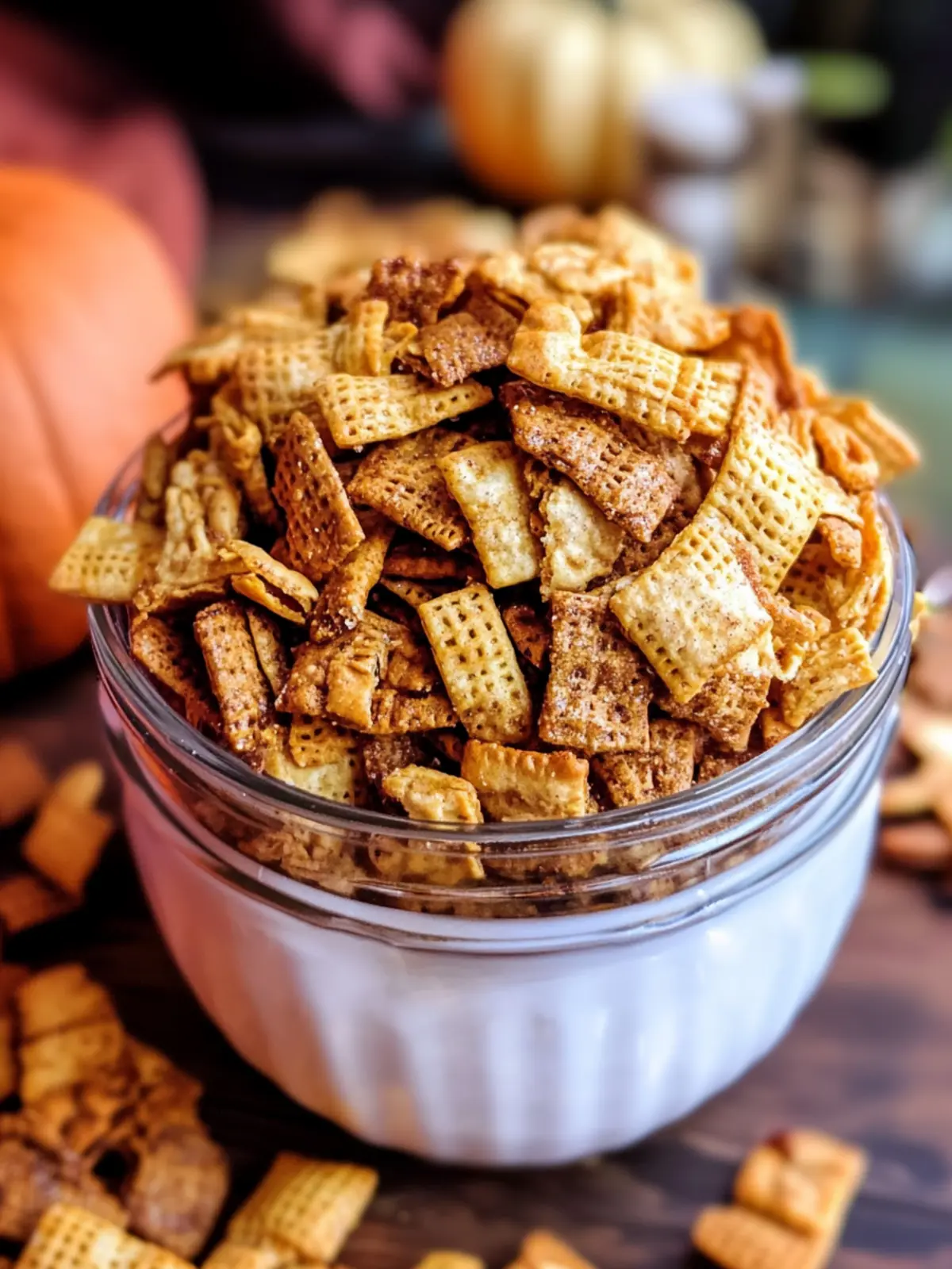 Indulge in Pumpkin Spice Chex Mix for Cozy Fall Snacking 5 Pumpkin Spice Chex Mix