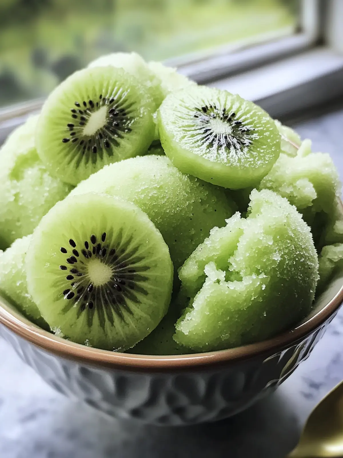 Delicious Kiwi Sorbet: Refreshing Treat for Hot Days 3 Delicious Kiwi Sorbet: