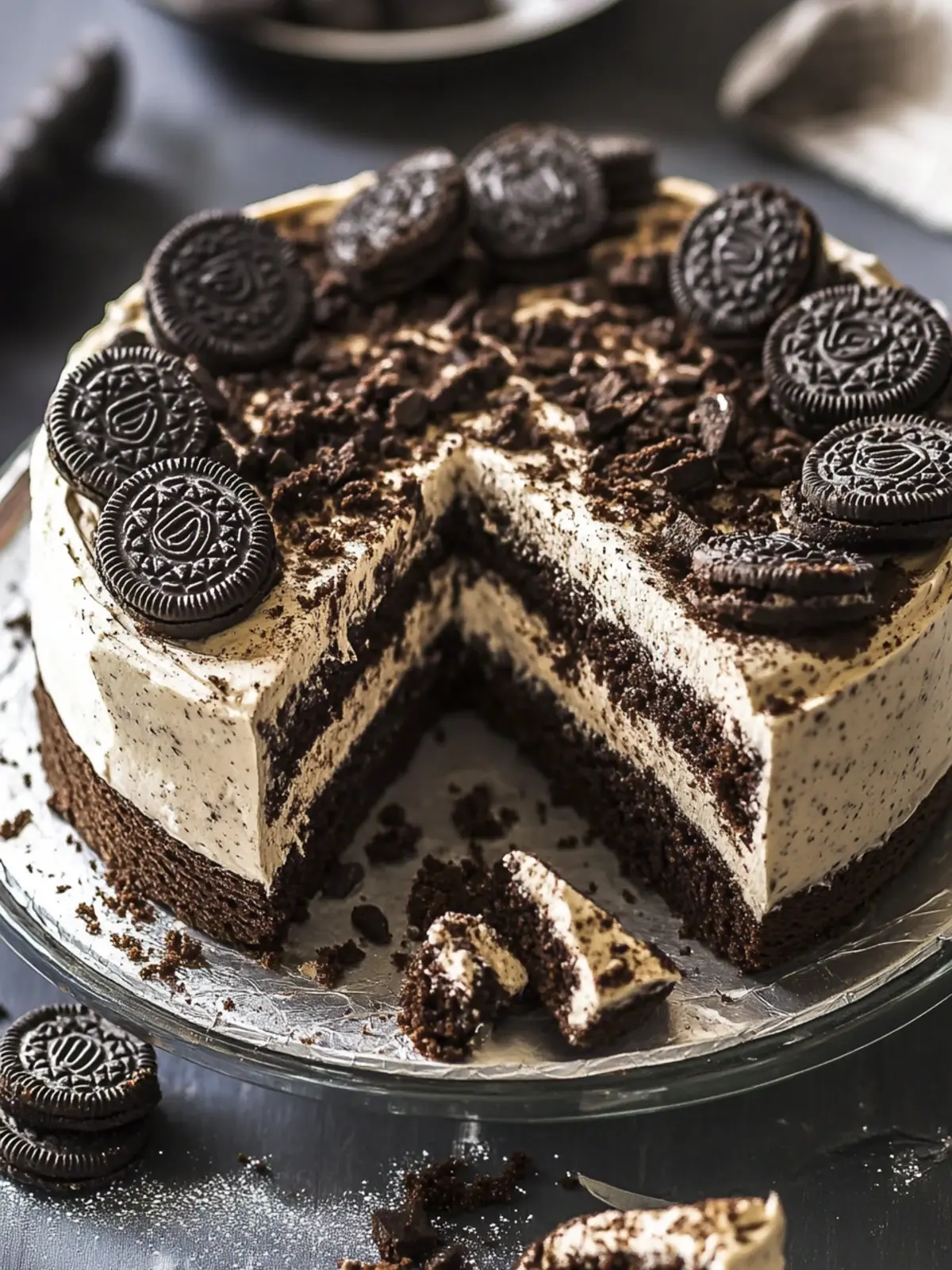 Decadent Oreo Cookie Cake That You’ll Want to Devour 2 Oreo Cookie Cake