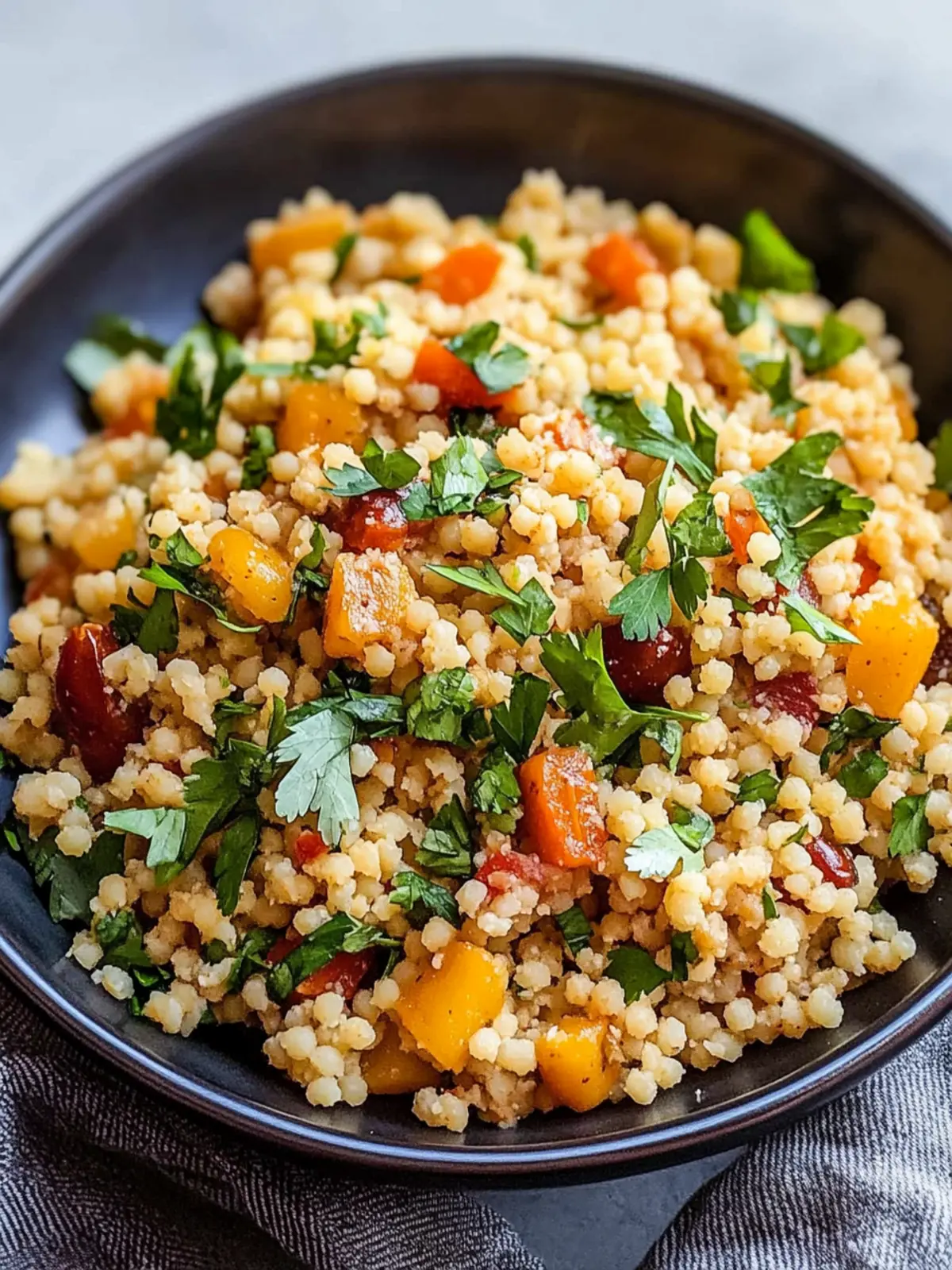 Delicious Moroccan Couscous with Toasted Pine Nuts & Raisins 3 Moroccan Couscous