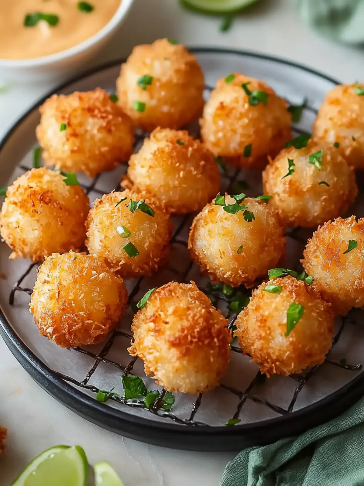 Crispy Shrimp Balls That Beat Fast Food Any Day! 4 Crispy Shrimp Balls