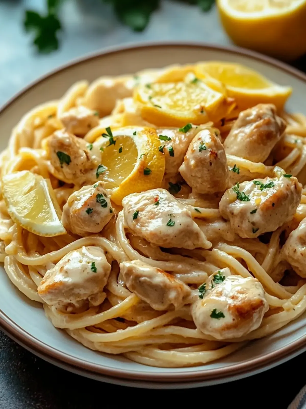 Creamy Lemon Butter Chicken Pasta That Will Brighten Your Day 2 Creamy Lemon Butter Chicken Pasta