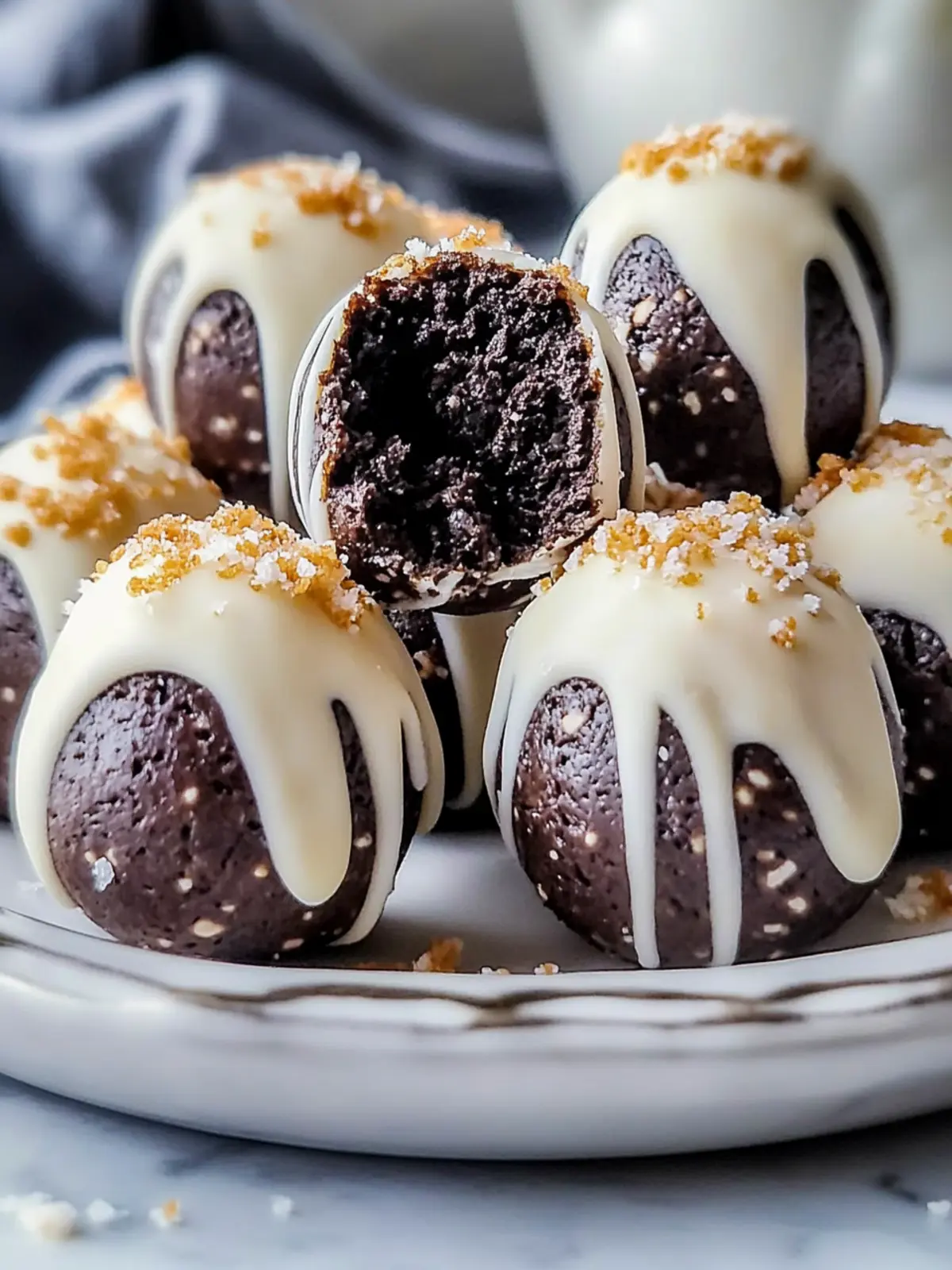 Delicious Pretzel Oreo Balls with Homemade Caramel Treats 4 Pretzel Oreo Balls