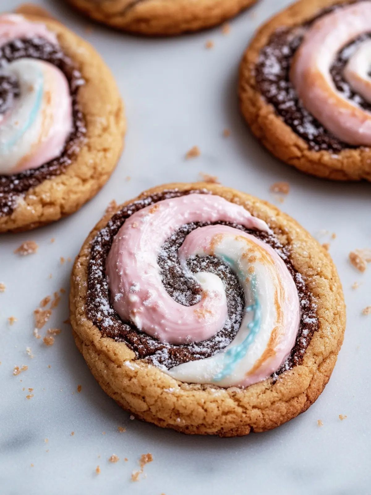 Irresistible Father's Day Marshmallow Swirl Cookies Recipe 3 Father' Day Marshmallow Swirl Cookies