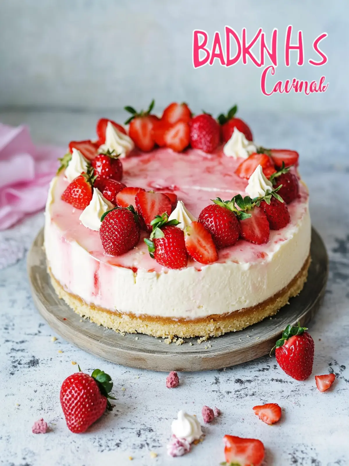 Decadent Baileys Strawberries and Cream Cheesecake Bliss 4 Baileys Strawberries and Cream Cheesecake