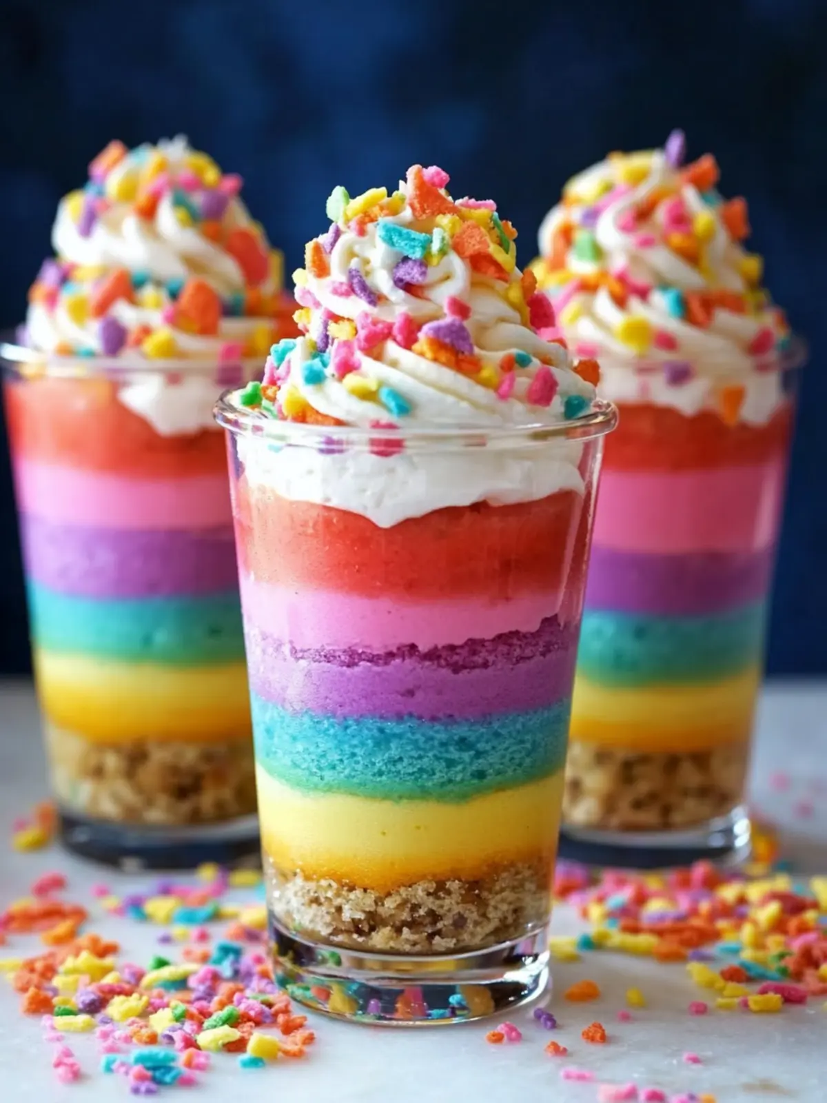 Pride Month Rainbow No-Bake Cheesecake Parfaits to Celebrate You 4 Pride Month Rainbow No-Bake Cheesecake Parfaits