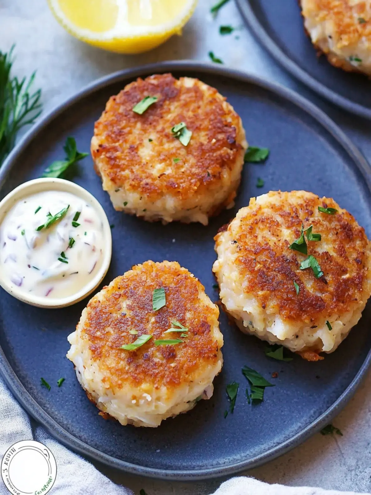 Crab Cakes with Simple Tartar Sauce That Wow Every Palate 4 Crab Cakes with Simple Tartar Sauce