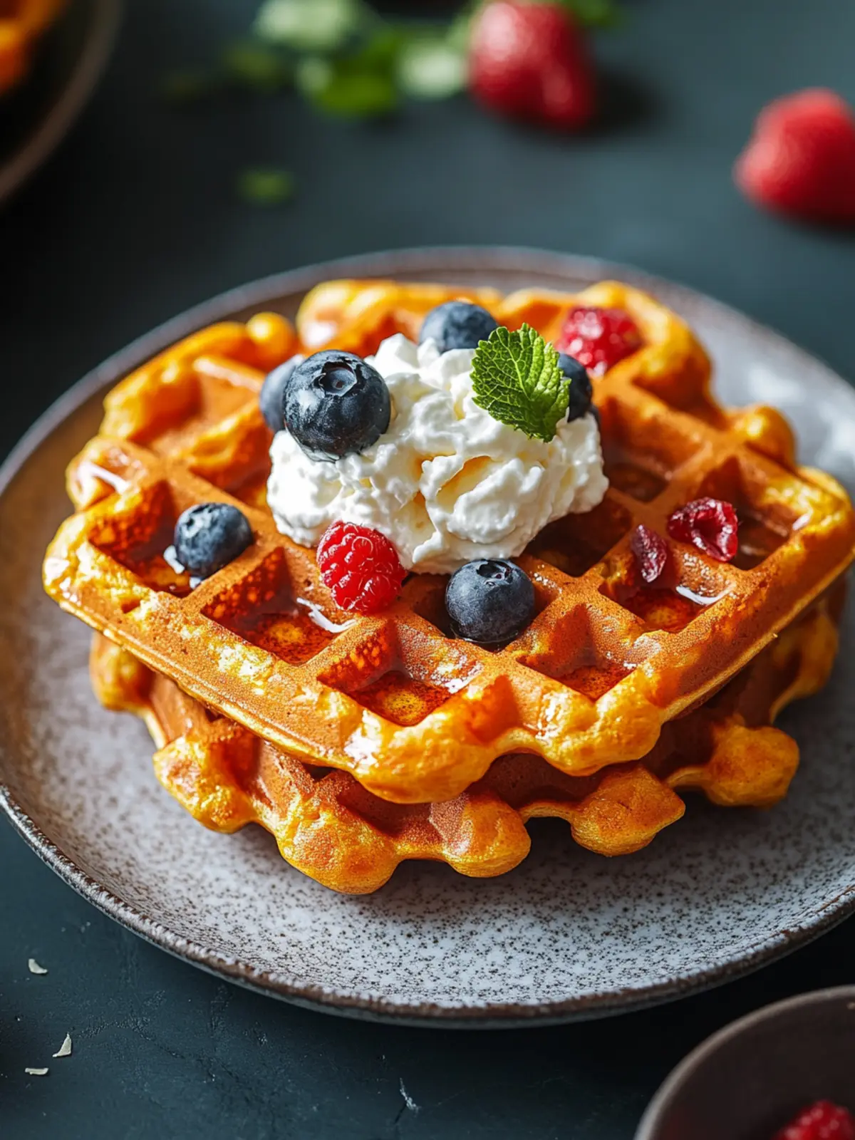 Irresistibly Fluffy Vegan Sweet Potato Waffles for Brunch 5 Vegan Sweet Potato Waffles
