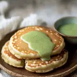 Indonesian Coconut Pandan Pancakes with Sweet Coconut Sauce 5 Indonesian Coconut Pandan Pancakes