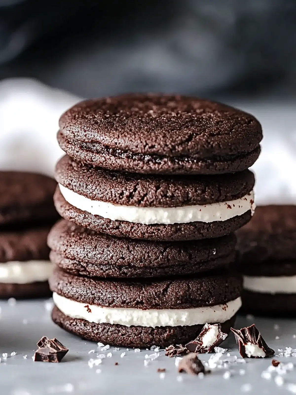 Irresistible Chocolate Sandwich Cookies for Sweet Moments 4 Chocolate Sandwich Cookies