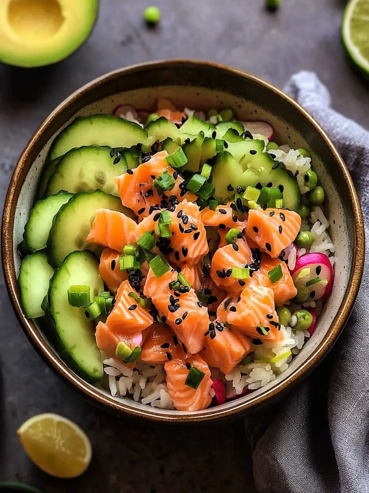 Father's Day Salmon Rice Bowl with Spicy Coconut Zing 4 Father's Day Salmon Rice Bowl