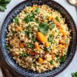 Delicious Moroccan Couscous with Toasted Pine Nuts & Raisins 9 Moroccan Couscous