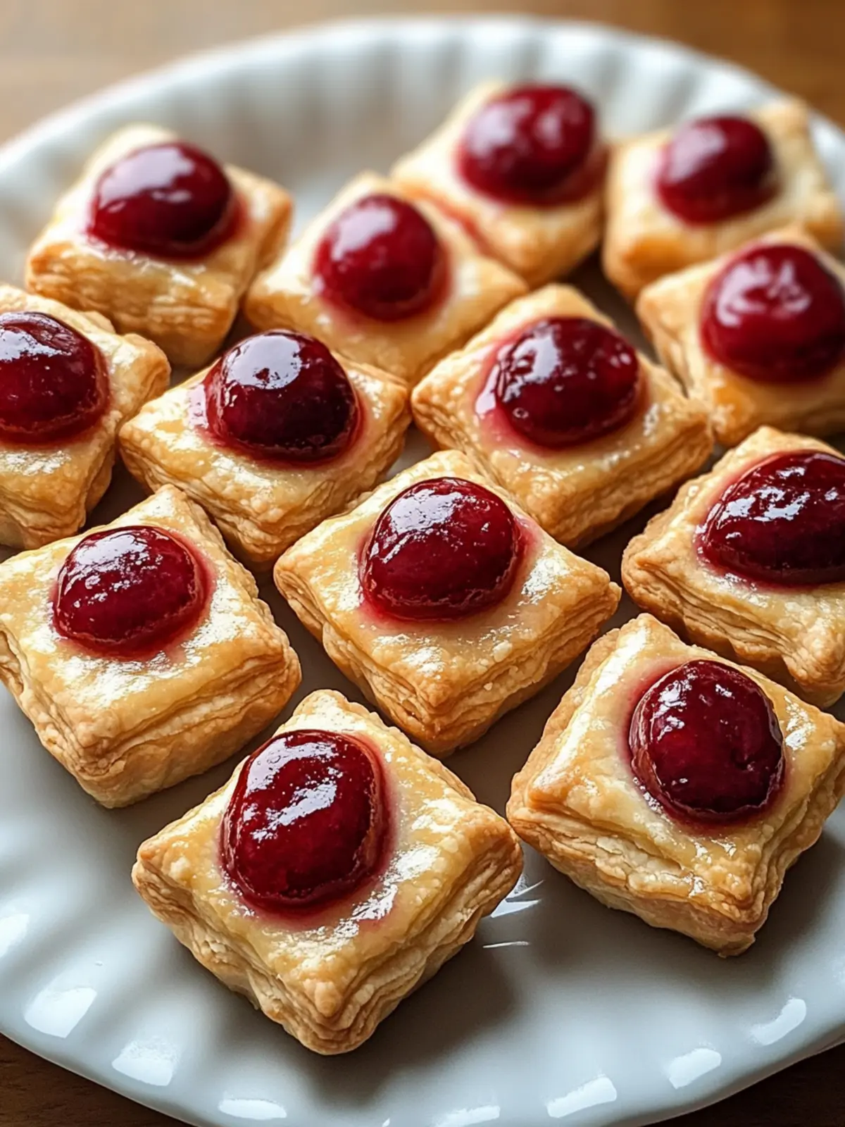 Irresistible Cherry Pie Bites with Creamy Surprise Inside 2 Cherry Pie Bites