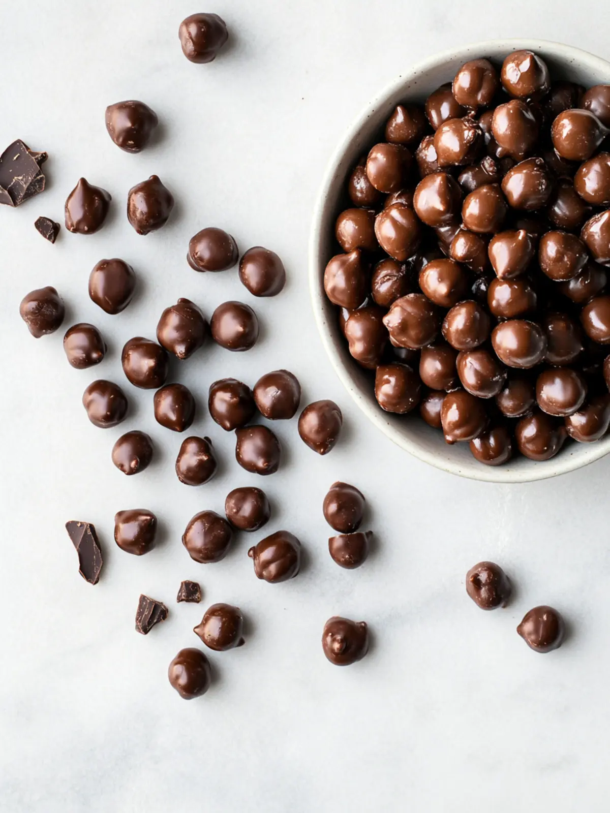 Chocolate-Covered Chickpeas: 3 Ingredients for Guilt-Free Bliss 2 Chocolate-Covered Chickpeas (3 Ingredients)