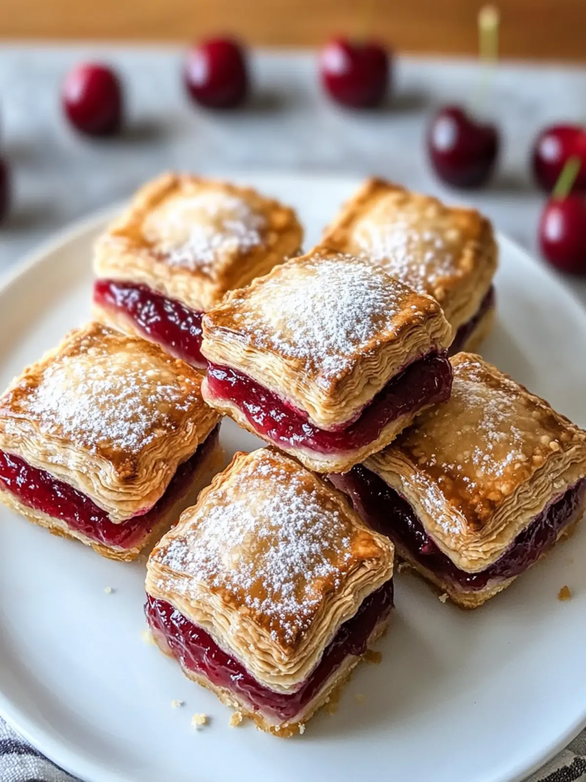 Irresistible Cherry Pie Bites with Creamy Surprise Inside 3 Cherry Pie Bites