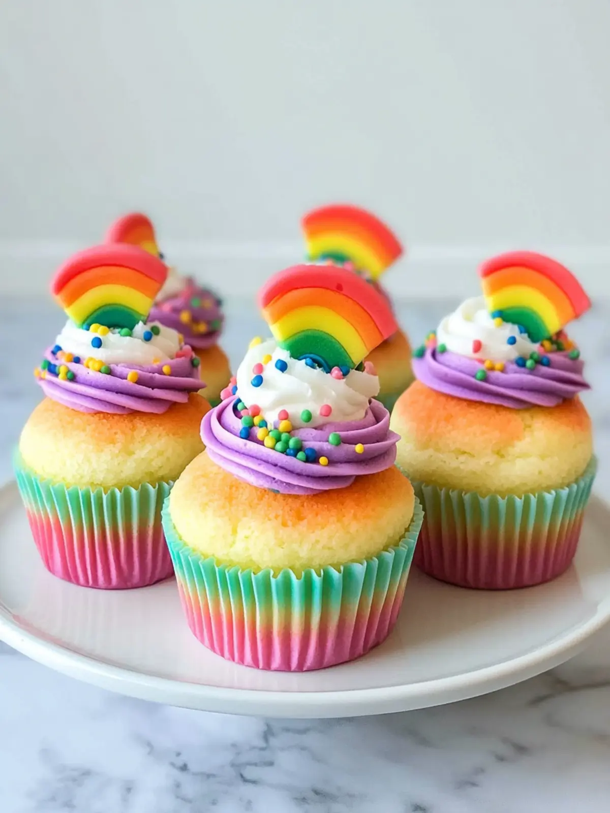 Pride Month Rainbow Cupcakes Super Quick and Fun to Make 3 Pride Month Rainbow Cupcakes Super Quick!
