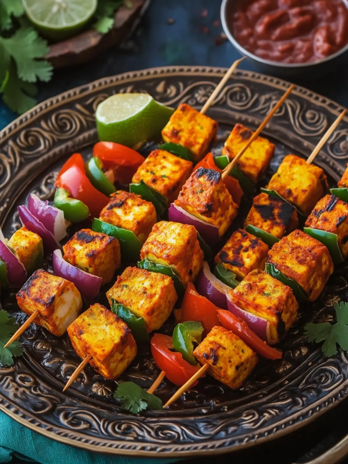 Eid al-Adha Paneer Tikka Skewers You'll Crave This Celebration 4 Eid al-Adha Paneer Tikka Skewers