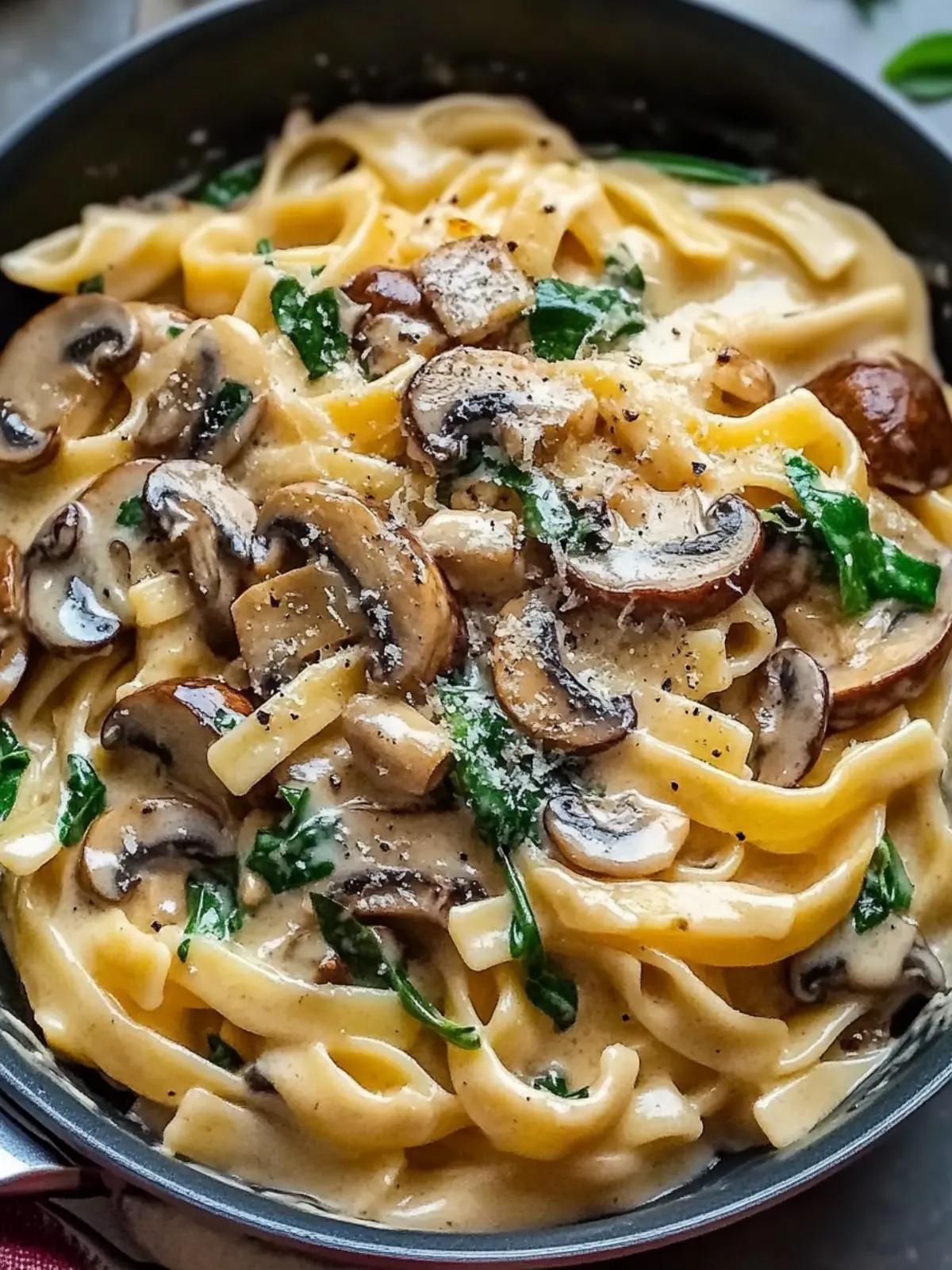Creamy Tuscan Mushroom Pasta Skillet: Cozy Comfort Awaits 4 Creamy Tuscan Mushroom Pasta Skillet