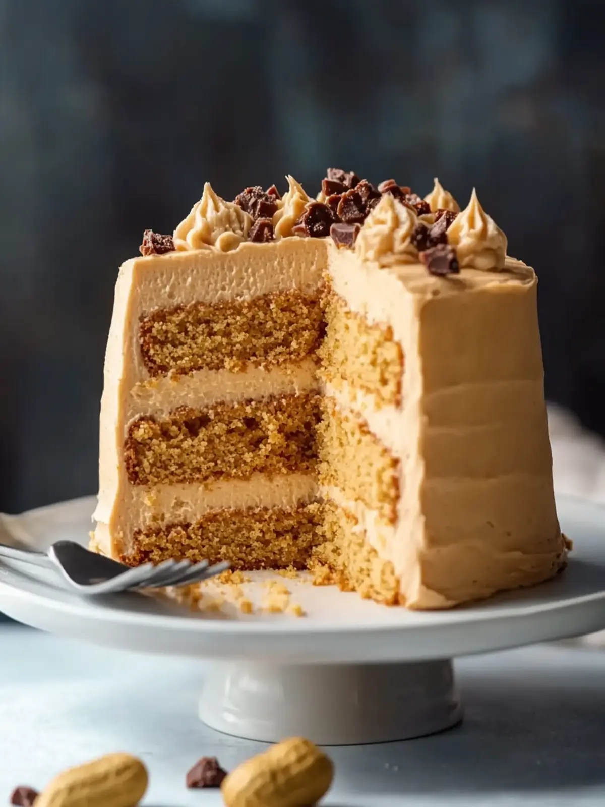 Irresistible Peanut Butter Cake That Melts in Your Mouth 2 Peanut Butter Cake