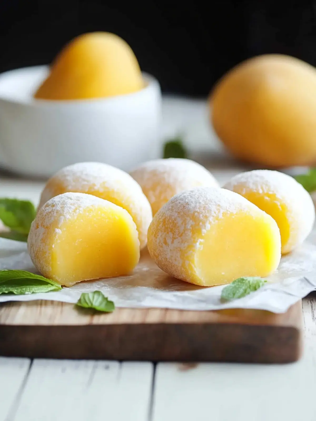 Easy 3-Ingredient Mango Mochi with Creamy Custard Filling 4 Easy 3-Ingredient Mango Mochi with Custard Filling