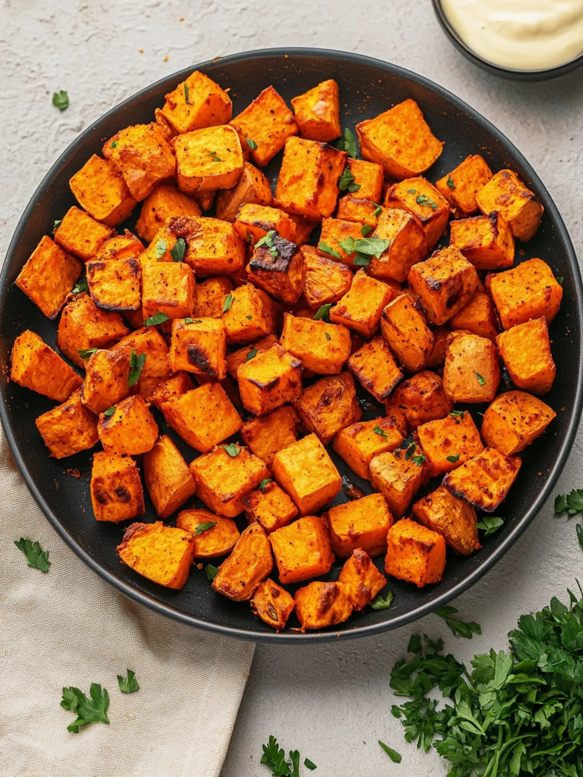 Crispy Air Fryer Sweet Potato Cubes Everyone Will Love 5 Air Fryer Sweet Potato Cubes