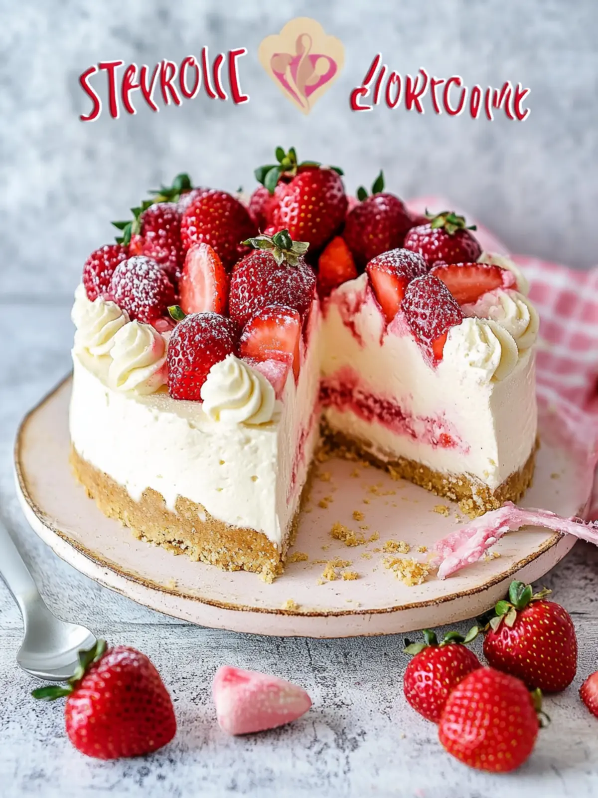 Decadent Baileys Strawberries and Cream Cheesecake Bliss 3 Baileys Strawberries and Cream Cheesecake