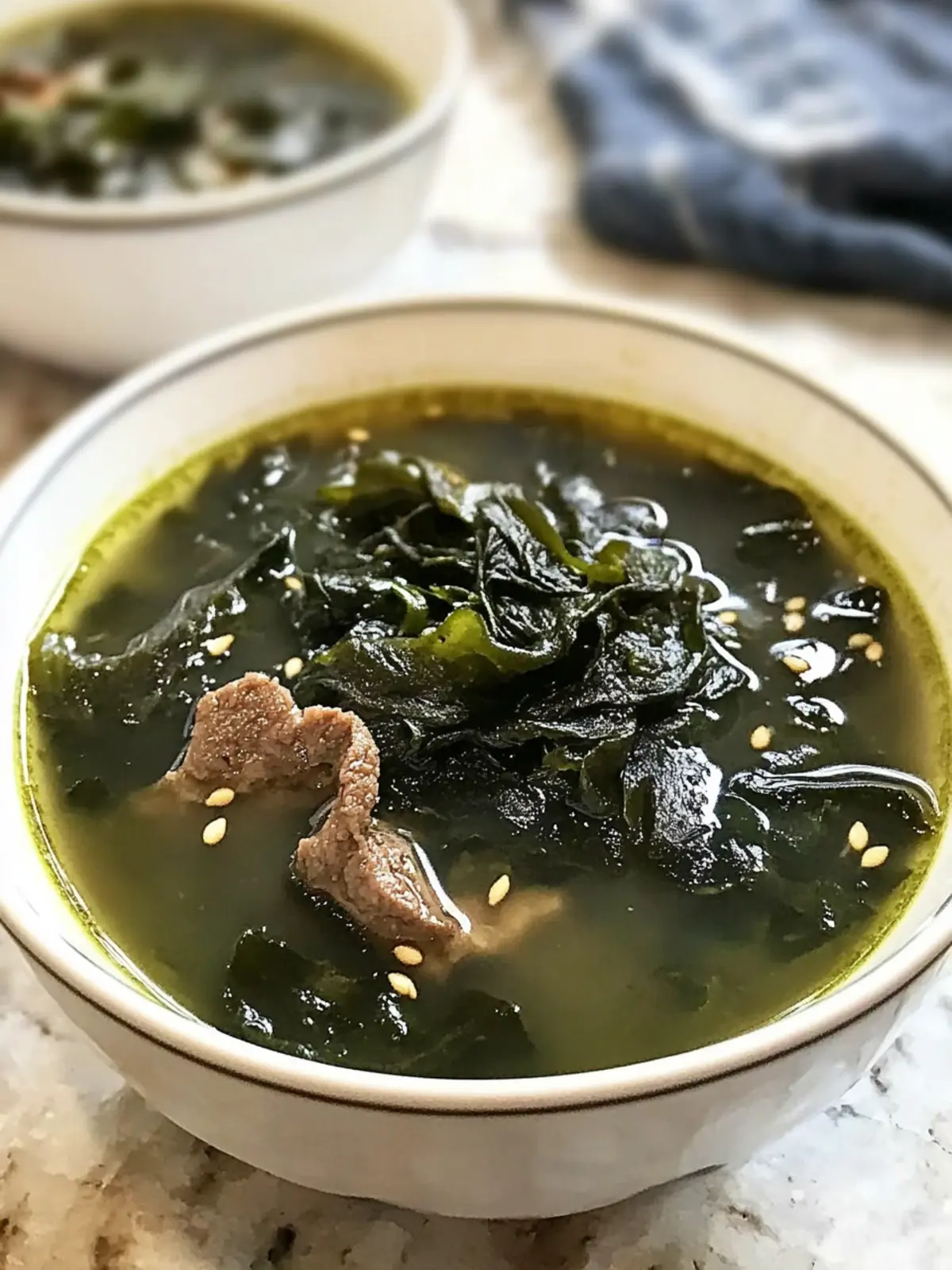 Instant Pot Korean Seaweed Soup: Quick Comfort in a Bowl 2 Instant Pot Korean Seaweed Soup (Miyeokguk, 미역국)