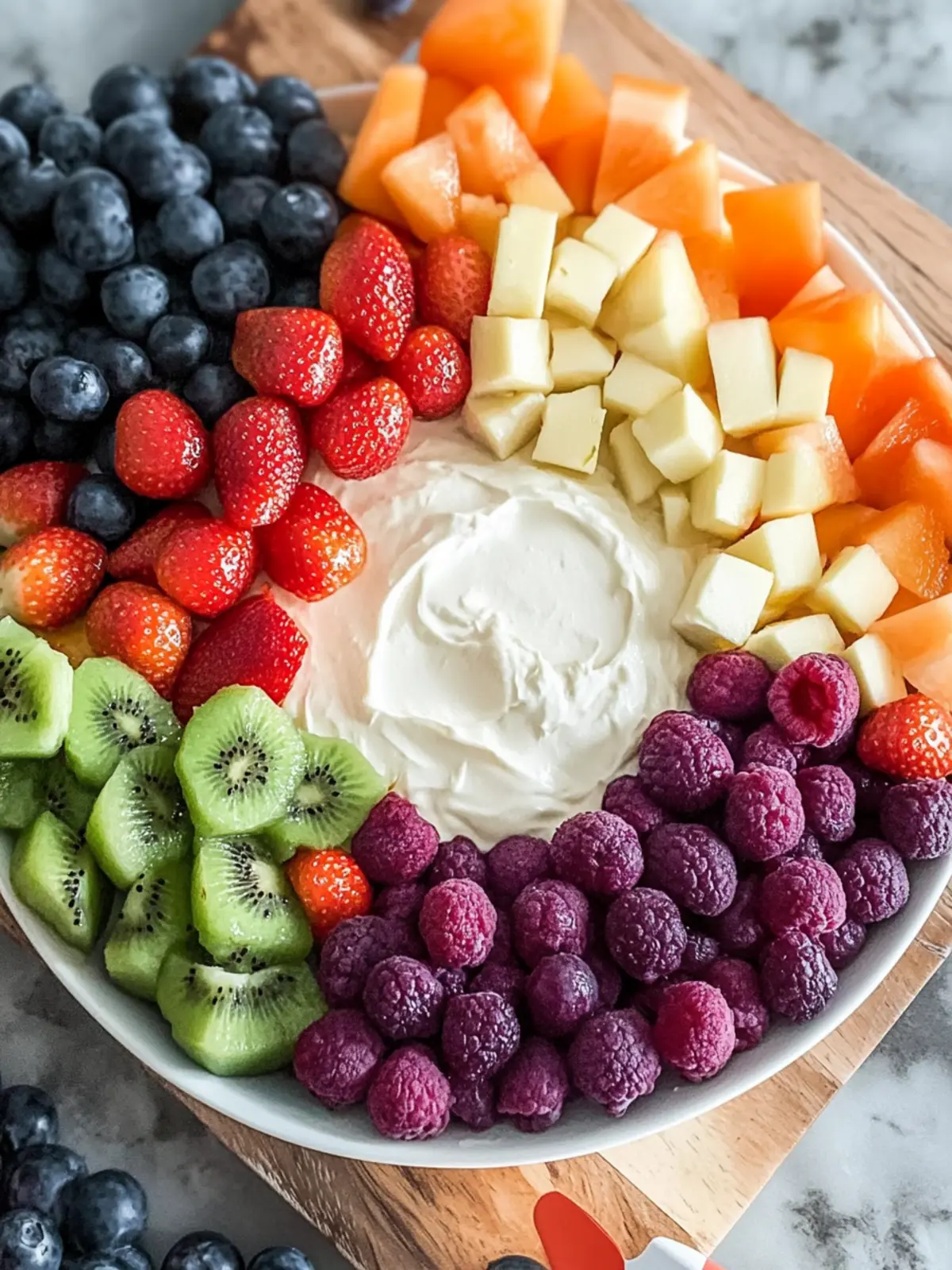 Pride Month Easy Cream Cheese Fruit Dip That Dazzles 4 Pride Month Easy Cream Cheese Fruit Dip