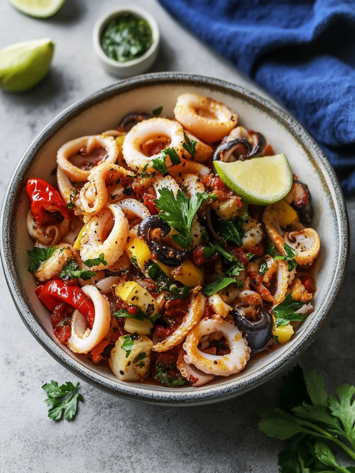 Savor Healthy Puttanesca-Style Sautéed Squid Tonight 3 Healthy Puttanesca-Style Sautéed Squid