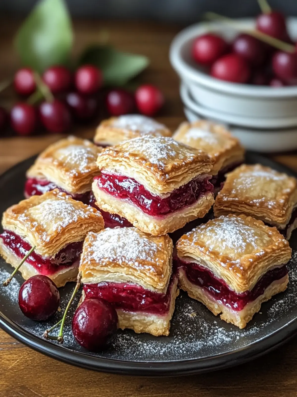 Irresistible Cherry Pie Bites with Creamy Surprise Inside 4 Cherry Pie Bites