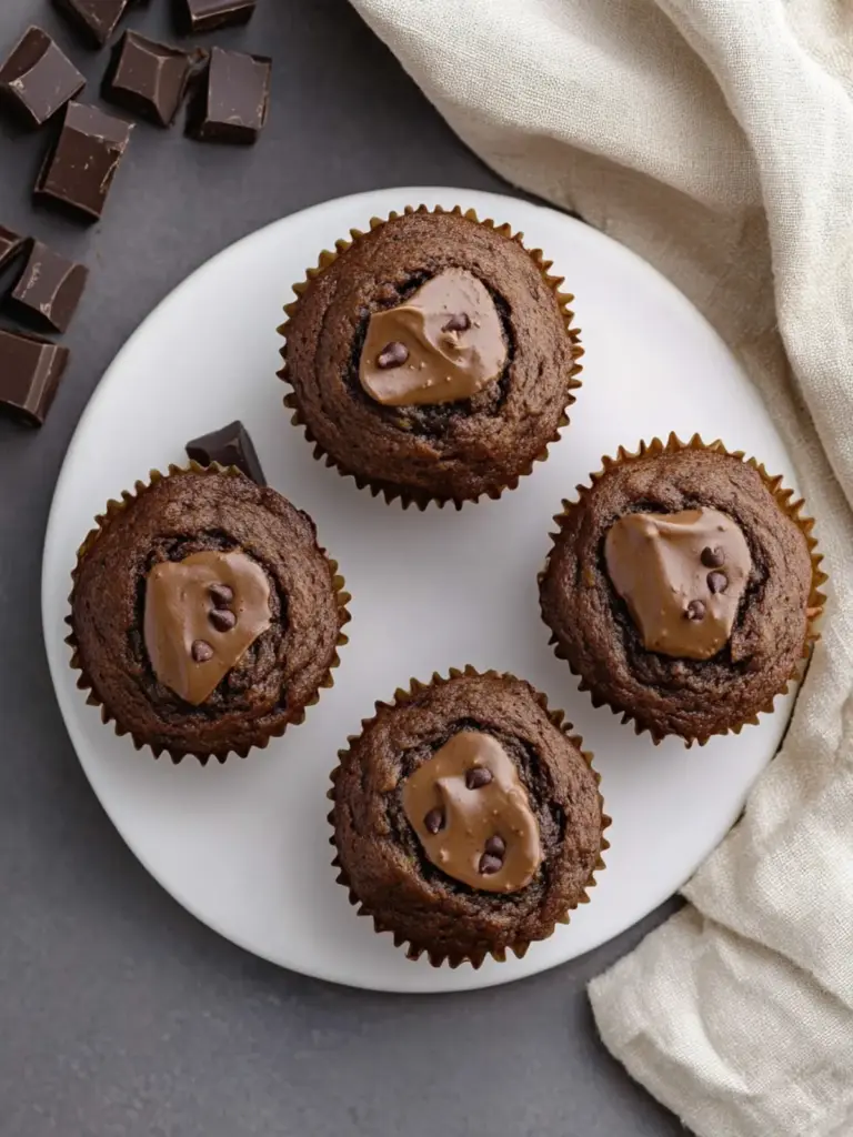 Chocolate Veggie Muffins