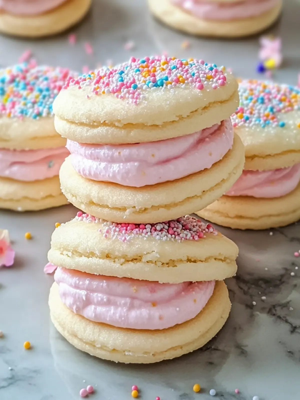 Delicious Pastel Sugar Cookie Sandwiches You Can’t Resist 2 Pastel Sugar Cookie Sandwiches