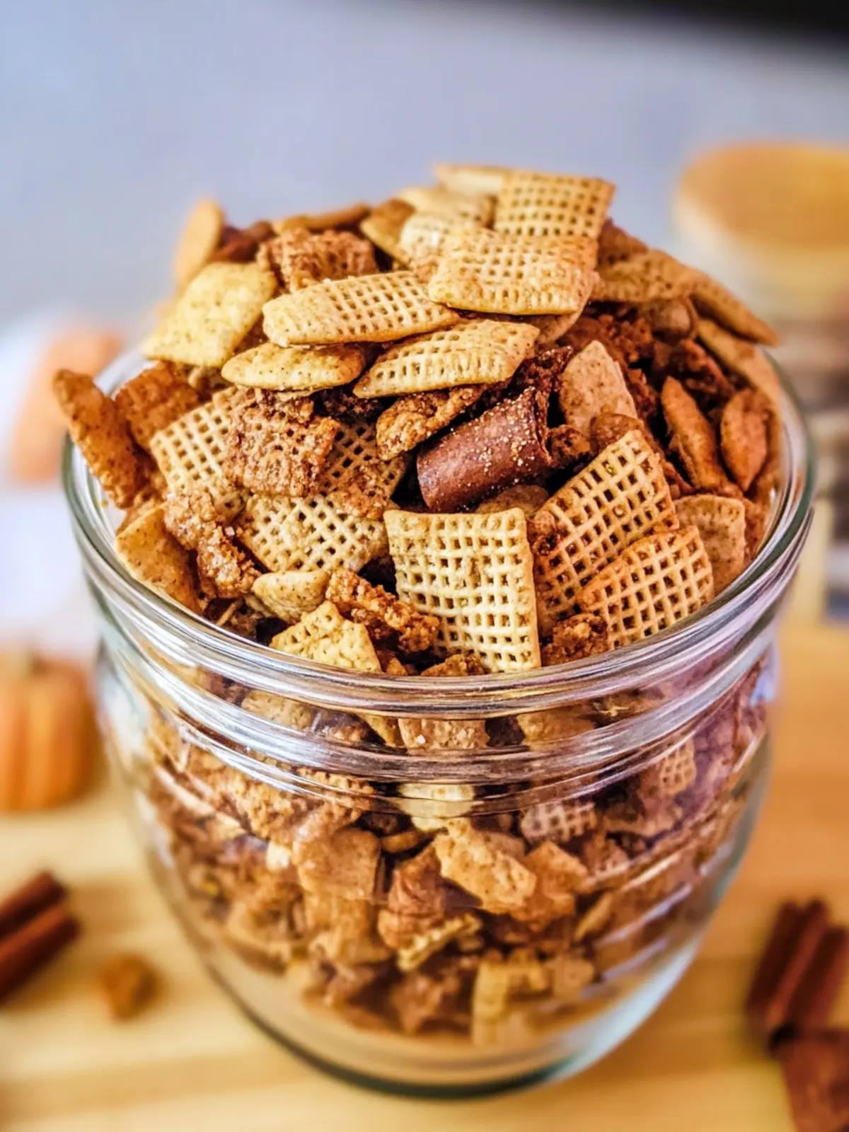 Indulge in Pumpkin Spice Chex Mix for Cozy Fall Snacking 3 Pumpkin Spice Chex Mix