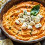 Spicy Roasted Red Pepper Feta Dip That's Insanely Addicting 41 Spicy Roasted Red Pepper Feta Dip