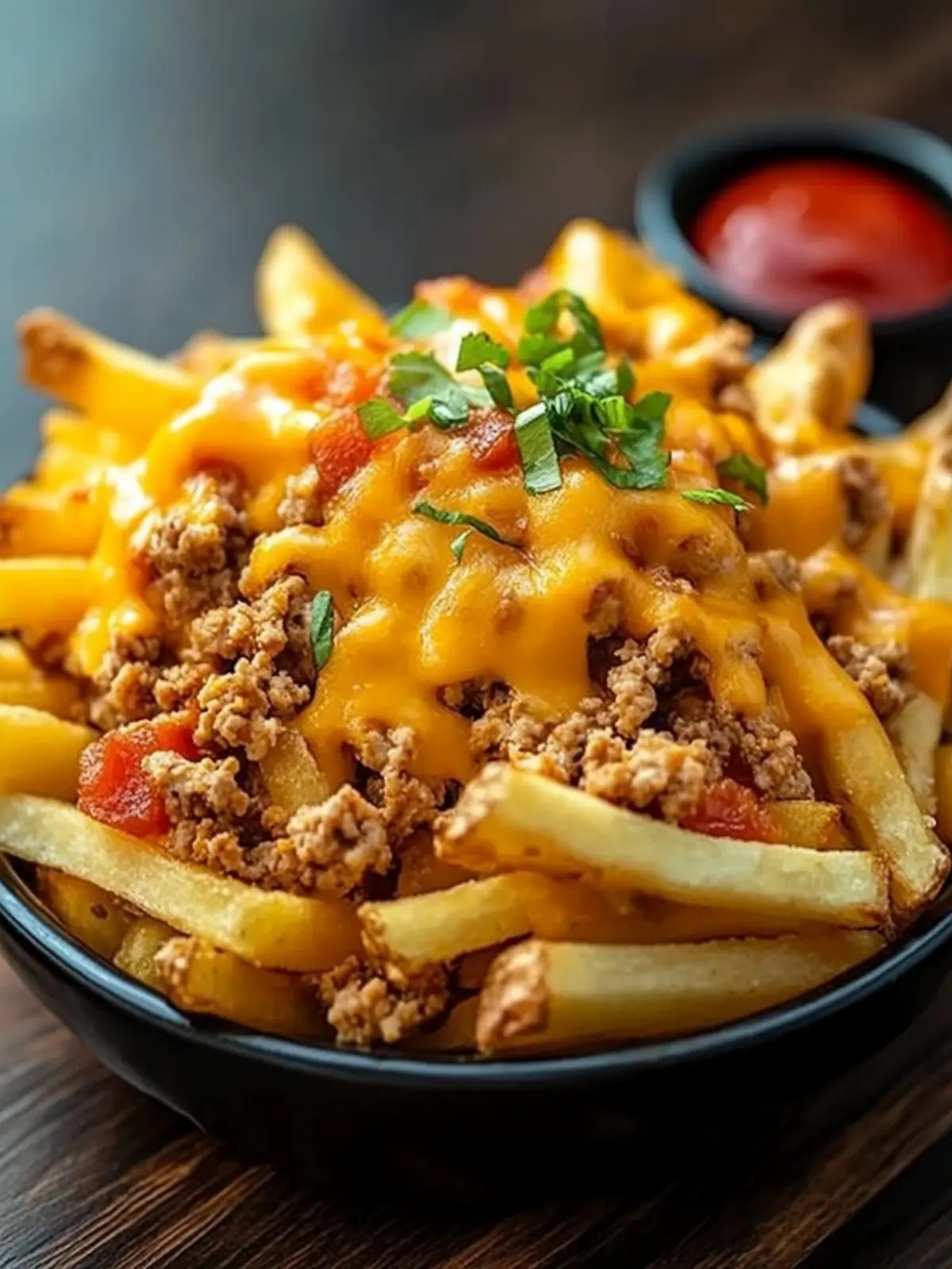 Crispy Loaded Nacho Fries with Ground Turkey and Cheese Bliss 5 Crispy Loaded Nacho Fries with Ground Turkey and Cheese