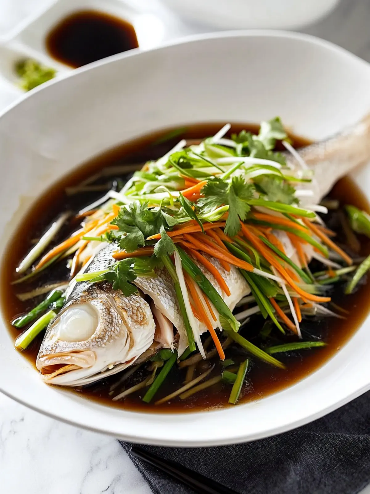 Father's Day Steamed Fish with Ginger and Soy Sauce Delight 5 Father's Day Steamed Fish with Ginger and Soy Sauce