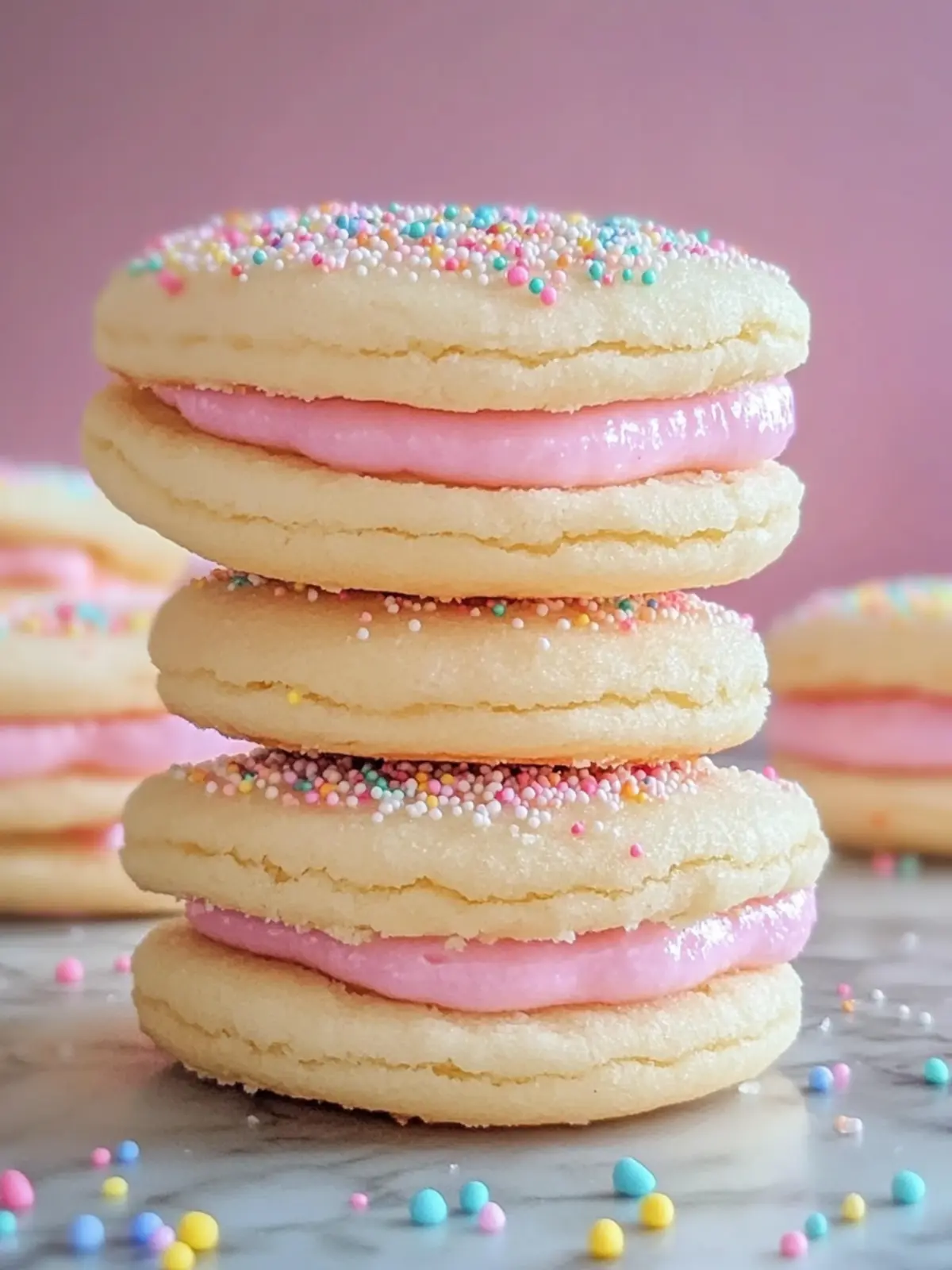 Delicious Pastel Sugar Cookie Sandwiches You Can’t Resist 5 Pastel Sugar Cookie Sandwiches