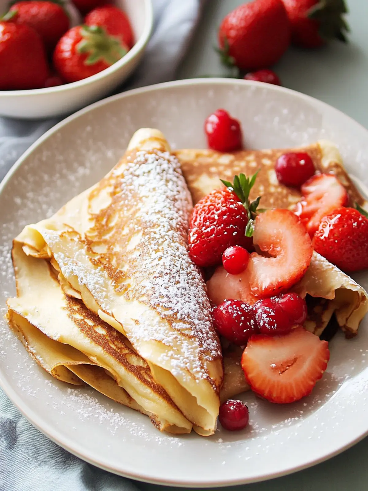 Irresistible Easy Crepes Recipe with Nutella and Strawberries 4 Easy Crepes Recipe