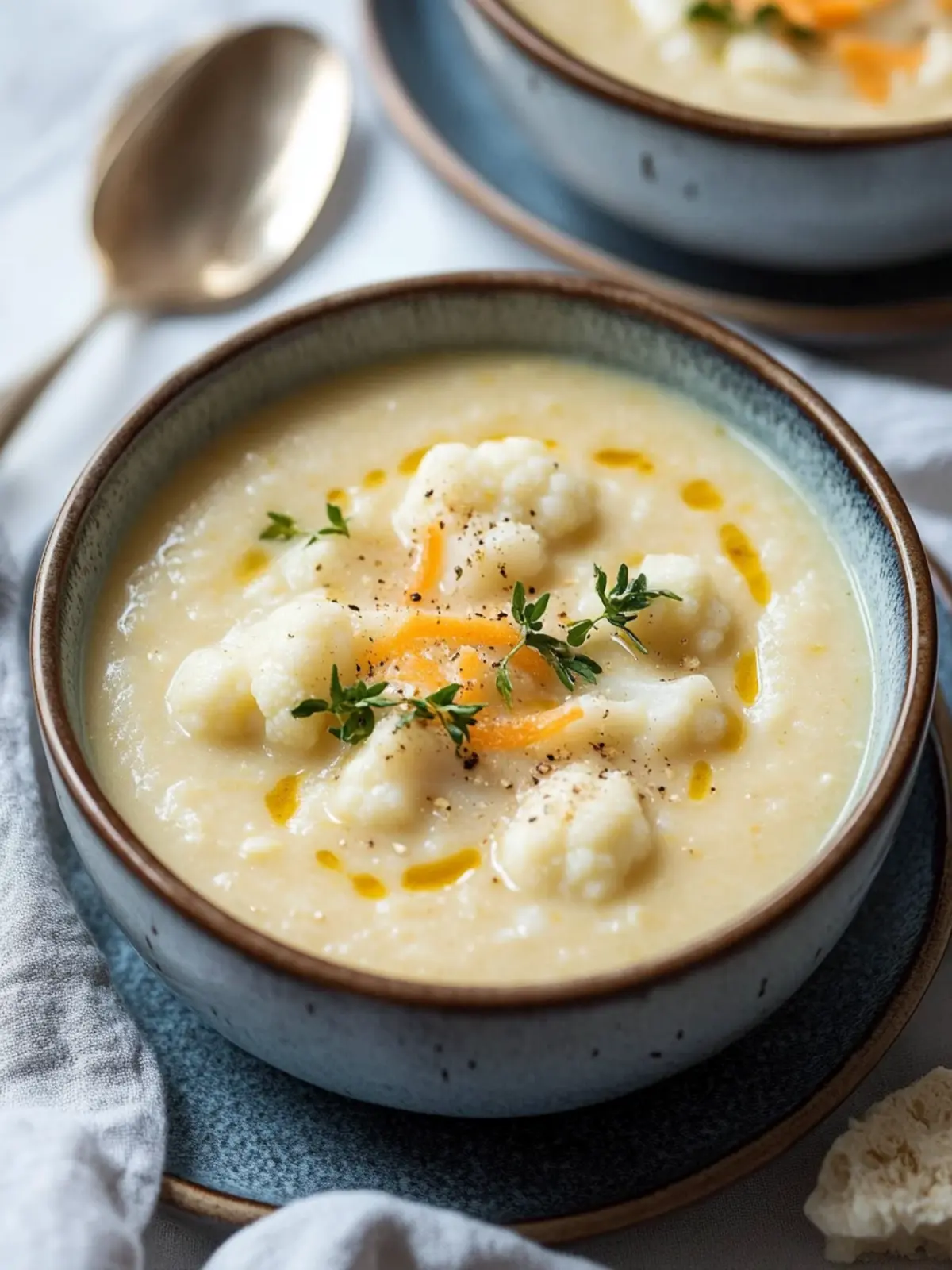Cozy Cauliflower Soup with Cheddar: Pure Comfort in a Bowl 3 Cauliflower Soup