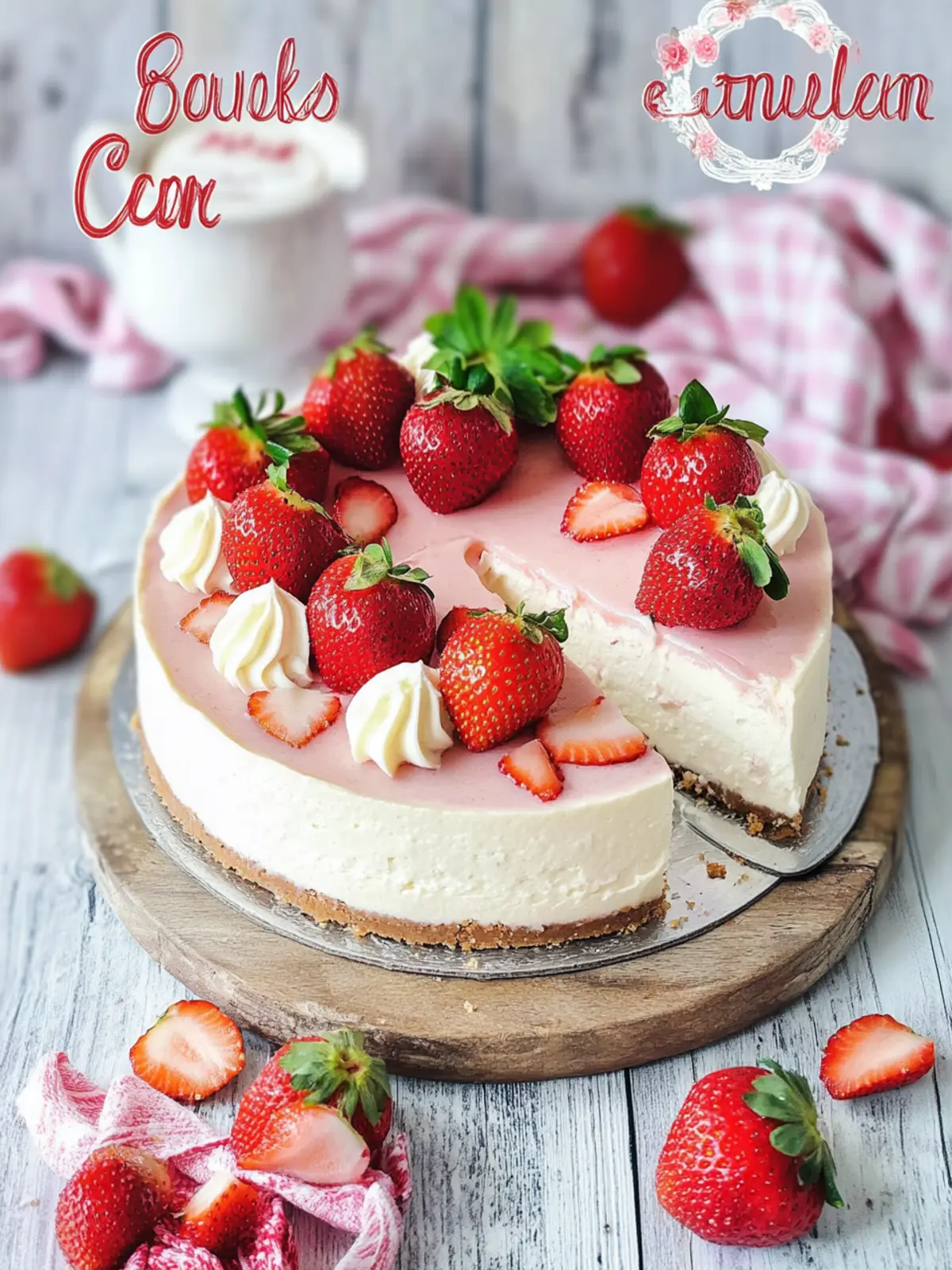 Decadent Baileys Strawberries and Cream Cheesecake Bliss 5 Baileys Strawberries and Cream Cheesecake