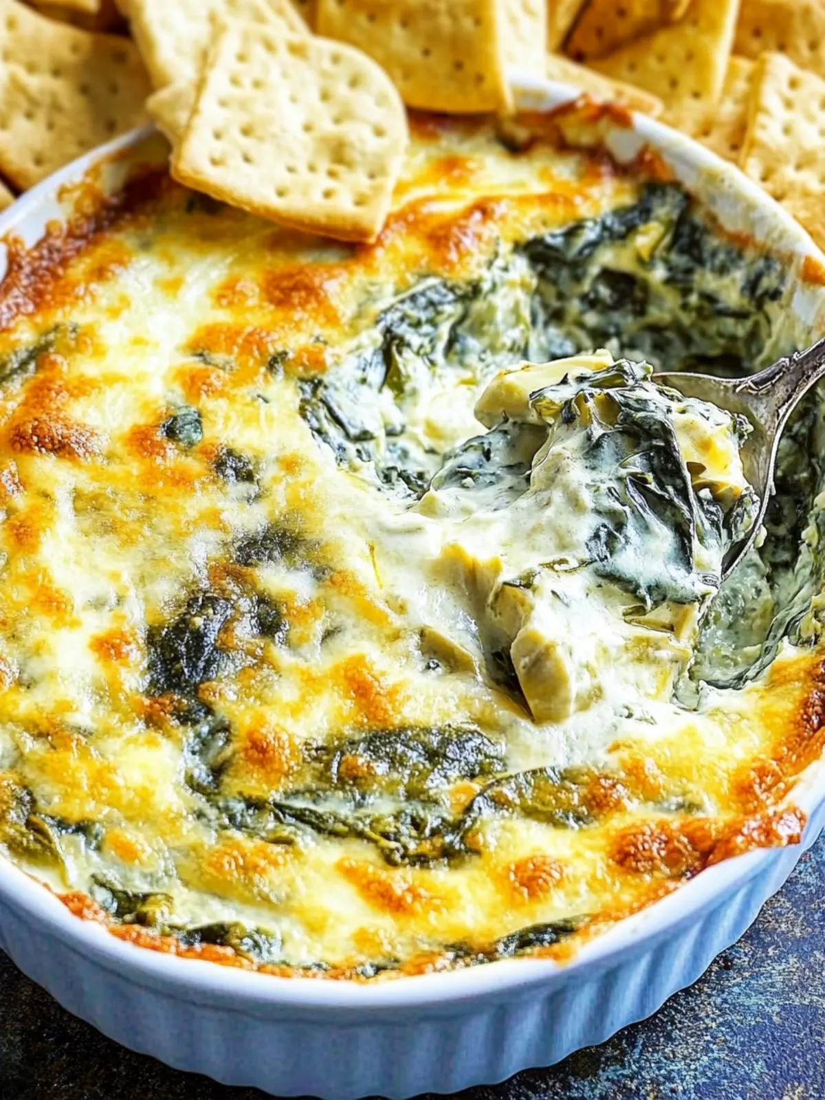 Creamy Hot Spinach Artichoke Dip for Ultimate Party Fun 3 Hot Spinach Artichoke Dip