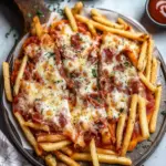 Irresistible Pizza Fries Loaded with Cheese and Pepperoni 8 Pizza Fries
