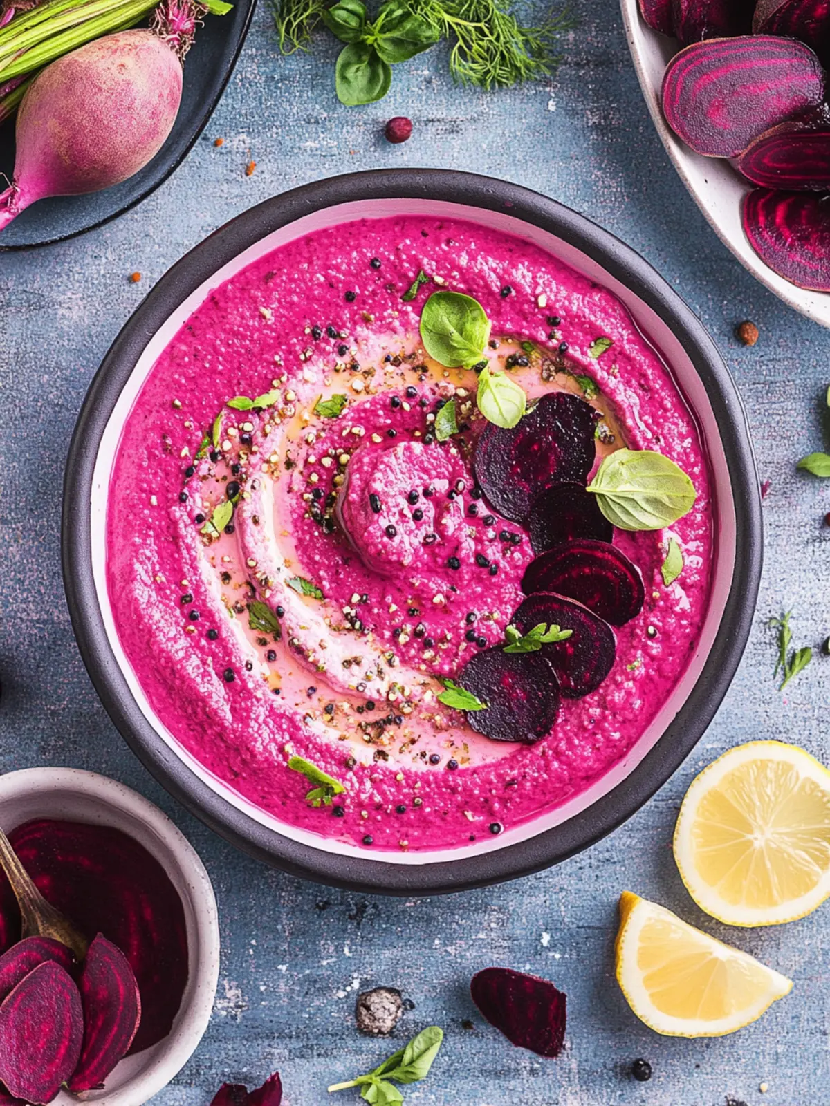 Delicious Pink Beetroot Hummus for Vibrant Home Cooking 3 Pink Beetroot Hummus