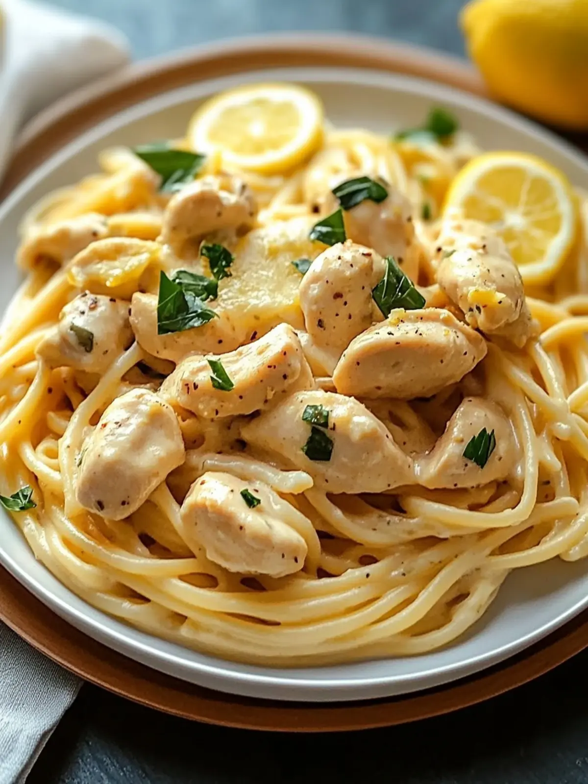 Creamy Lemon Butter Chicken Pasta That Will Brighten Your Day 4 Creamy Lemon Butter Chicken Pasta