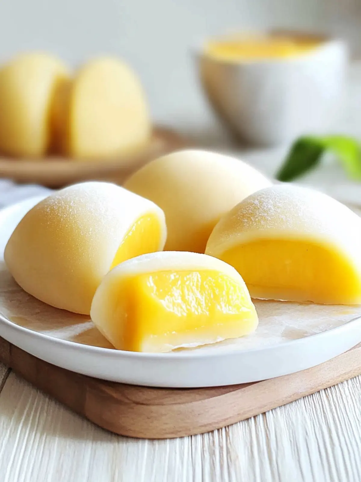 Easy 3-Ingredient Mango Mochi with Creamy Custard Filling 5 Easy 3-Ingredient Mango Mochi with Custard Filling