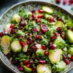 Brussels Sprout, Pomegranate & Cranberry Salad Delight 7 Brussels Sprout, Pomegranate & Cranberry Salad