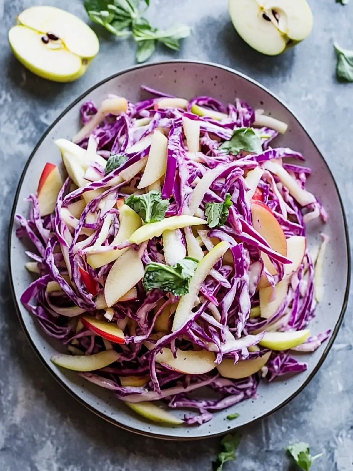Spiralized Apple Cabbage Slaw for a Crunchy Flavor Boost 5 Spiralized Apple Cabbage Slaw