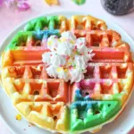 Pride Month Rainbow Waffles for a Vibrant Breakfast Treat 8 Pride Month Rainbow Waffles