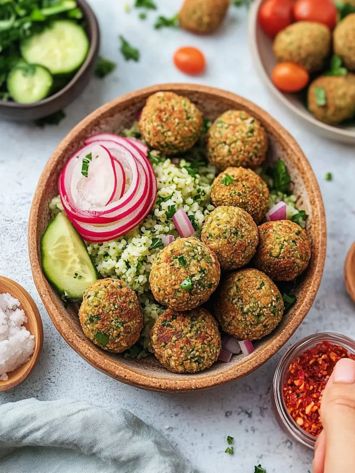 Irresistible Easy Falafel Recipe with Spicy Coriander Sauce 4 Easy Falafel Recipe
