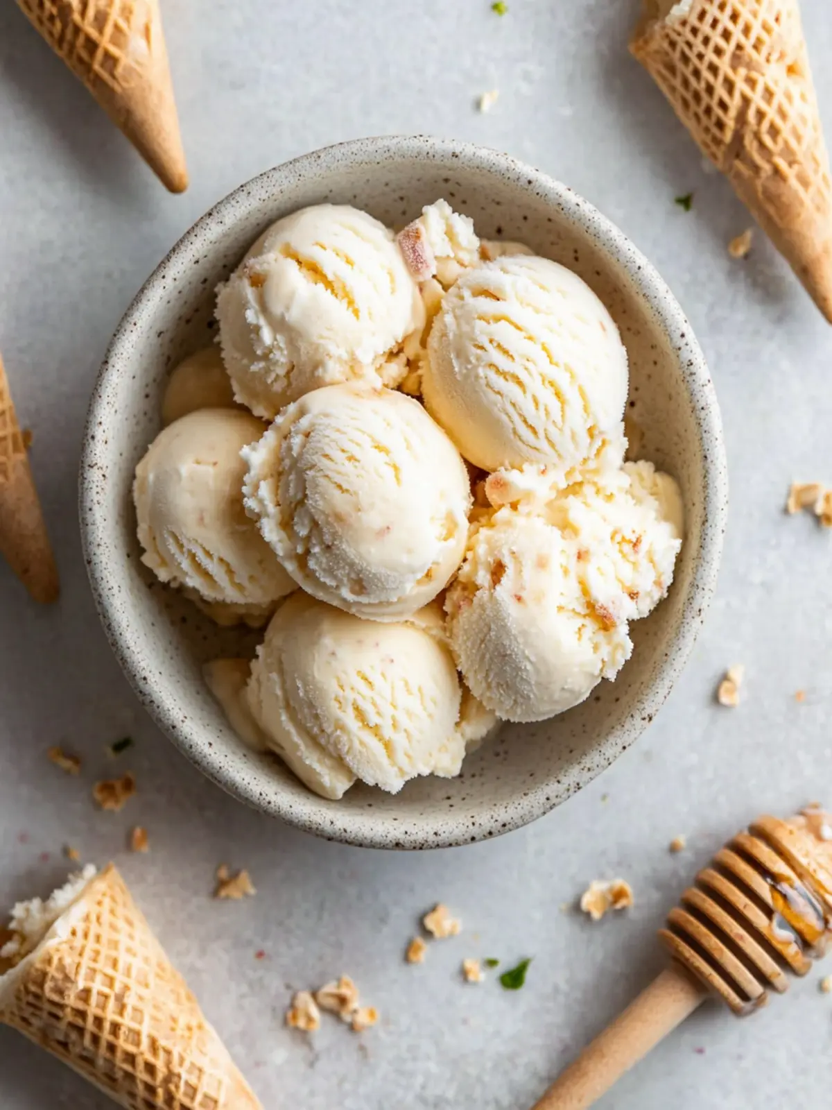 Salted Honey & Peach No Churn Ice Cream That You’ll Adore 3 Salted Honey & Peach No Churn Ice Cream